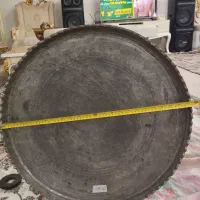 7عدد سینی مسی قدمتدارو عتیقه و قابلمه و آفتابه مسی|کلکسیون اشیاء عتیقه|مرند, |دیوار