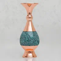 اموزش هنر زیبای فیروزه کوبی  روی مس  ویژه بانوان