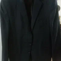 کت مردانه سرمه ای راه راه سایز ۵۴کارکرده