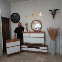 اینه و کنسول / لوتوس تمام MDF/ کیفیت A++|بوفه، ویترین، کنسول|تهران, شهرک ولیعصر شمالی|دیوار