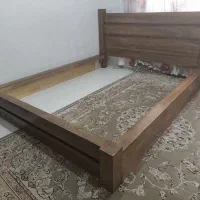 تخت دونفره چوبی|تخت و سرویس خواب|اسلامشهر, مطهری|دیوار