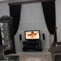 پرده و کتیبه همراه تمام وسایل و میل پرده و غیره