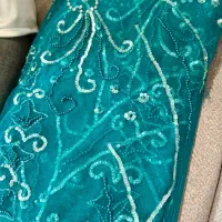 پارچه نو نو  تور ارگانزا دست دوزی شده|لباس|تهران, قلهک|دیوار