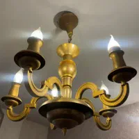 لوستر برنجی سقفی و دیواری