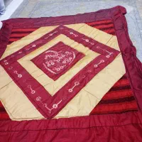 روتختی ساتن کرم زرشکی 6تیکه600تومن