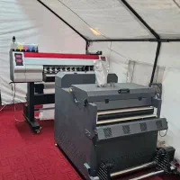 فروش دستگاه dtf زیرقیمت درحدنو دی تی اف ۲هد عرض ۶۰