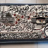 تابلو فرش بزرگ گل رز تاجدار فرش ۱۰۰در۵۰ برنز سوگلی|تابلو فرش|زنجان, |دیوار