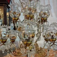 لوستر برنجی عتیقه