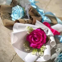 سفارش گل روبانی، گل عروس و دسته گل پول