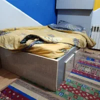 تخت خواب یک نفره|تخت و سرویس خواب|قائم‌شهر, |دیوار