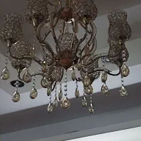 لوستر کریستالی هشت شاخه|لوستر و چراغ آویز|هادی شهر, |دیوار