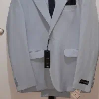 کت و شلوار آبی پاستیلی داماد|لباس|فولادشهر, فولادشهر|دیوار