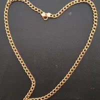 زنجیر گردنبند کارتیه نو وسکه نیم پهلوی