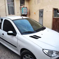 پژو206سفید|خودرو سواری و وانت|خرم‌آباد, |دیوار