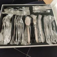 سرویس قاشق چنگال ۶ نفره مارک ناب استیل|ظروف سرو و پذیرایی|کاشان, امیرکبیر|دیوار