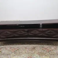 زیرتلویزیون رنگ قهوه ای سوخته|میز تلویزیون|هشتگرد, مدرس|دیوار