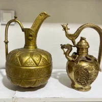 مجسمه و پارچ برنز برنزی شمعدان|مجسمه، تندیس، ماکت|تهران, پرواز|دیوار