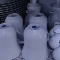 ظروف چینی لب طلایی شهرزاد سرویس 89پارچه