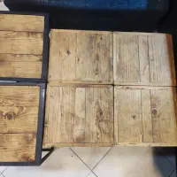 میز و صندلی چوبی مدل ترکیه ای