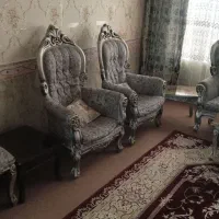 مبل سلطنتی ۹ نفره در حد نو|مبلمان خانگی و میز عسلی|شیروان (خراسان), |دیوار