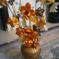 گل وگلدان کوزه|گل مصنوعی|گرگان, |دیوار