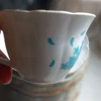 فنجان و پیش دستی چینی مقصود