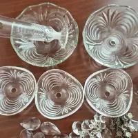 کاسه و قطعات لوستر|لوستر و چراغ آویز|تهران, آبشار|دیوار