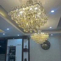 لوستر پذیرایی طلایی