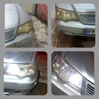 پولیش واکس لکه گیری رفع زردی چراغ و آفتاب سوختگی