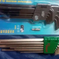 تعدادی بکس دسته بکس آچار آلن و ستاره ای