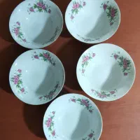 کاسه آبگوشت خوری پیش دستی شیرنی خوری چاقو میوه