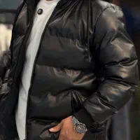 کاپشن چرم  ضد آب و ضد خش مارک زارا