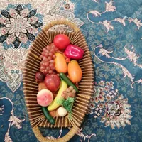 مجسمه فیل گچی ومیوه مصنوعی|مجسمه، تندیس، ماکت|شیراز, فرگاز|دیوار