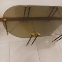 میز جلو مبلی پایه برنز