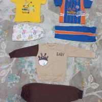 لباس بچگانه نو ، پافر تیشرت شلوارک و...