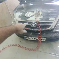 واکس  و پولیش سپر سازی  رنگ امیزی
