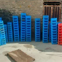 قفسه پلاستیکی پیچ ومهره و قفسه آهنی