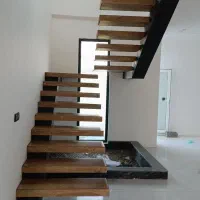 پله ، طراحی و ساخت کف پله چوبی وسوناخشک