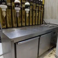 میز کار زیر یخچال فستفود آماده کار|کافیشاپ و رستوران|تهران, یاخجی آباد|دیوار