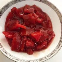 مربا به خانگی پر ملات و خوش رنگ و لعاب