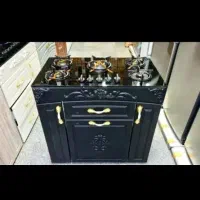 فروش فوری گاز پنج شعله با کابینت