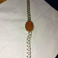 دستبند عقیق نقره
