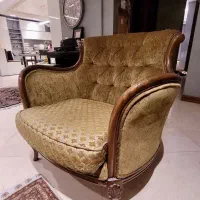 ست کامل مبل استیل ۶ نفره میز جلو مبلی و  دو عسلی|مبلمان خانگی و میز عسلی|تهران, یوسف‌آباد|دیوار