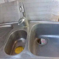 سینک همراه با شیر اهرمی