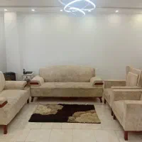 مبل کرم رنگ هفت نفره