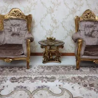 سرویس مبل استیل و آینه شمعدان و ساعت ایستاده|مبلمان خانگی و میز عسلی|فردیس, فردیس|دیوار