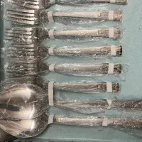 سرویس قاشق و چنگال کاملا نو ۹۲ پارچه|ظروف سرو و پذیرایی|لنگرود, |دیوار