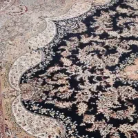 فرش 700شانه 12متری سرمه ای