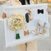 دسته گل عروس و خاطراتش رو قاب میکنیم|گل مصنوعی|یاسوج, |دیوار