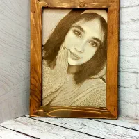 حک عکس روی چوب با آتیش ،ولنتاین،کادو ولنتاین|تابلو، نقاشی، عکس|تهران, تهرانپارس جنوبی|دیوار